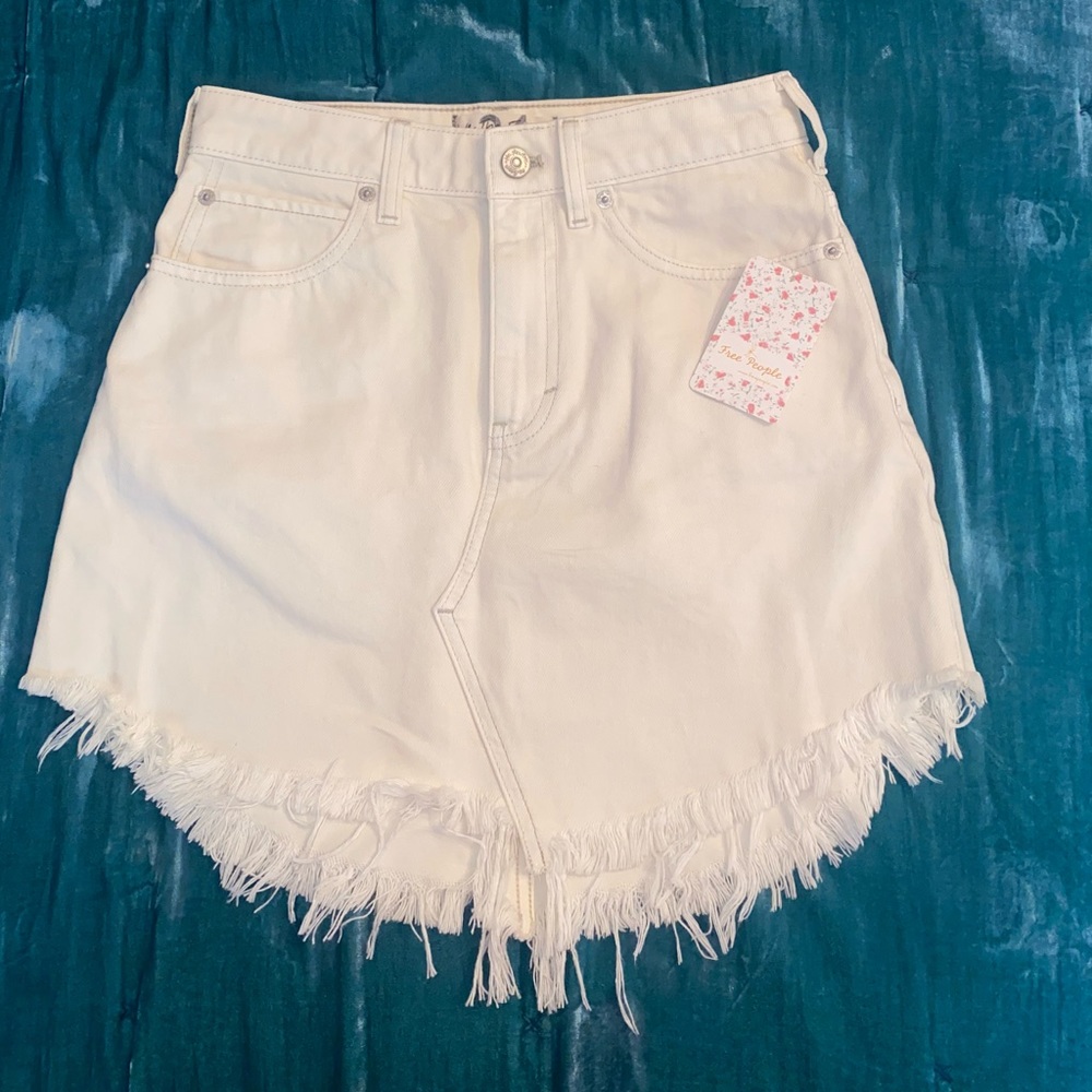 NWT!! FREE PEOPLE DENIM SKIRT size 24